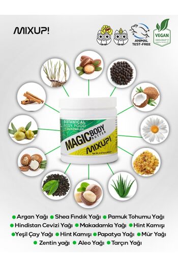 Mixup 250 Ml Magic Body Butter - Skin Care Oil Containing 12 Oils