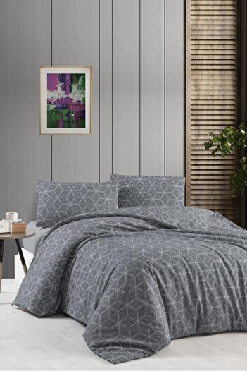Mulberry Paros Single Duvet Cover and Elastic Sheet Set