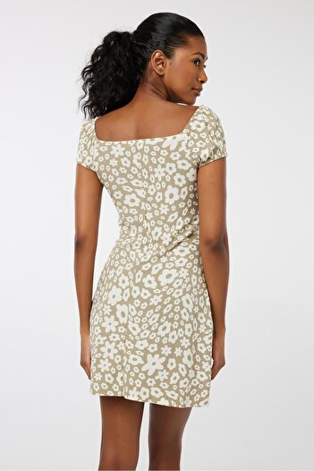 Ardene Puff Sleeve Mini Dress
