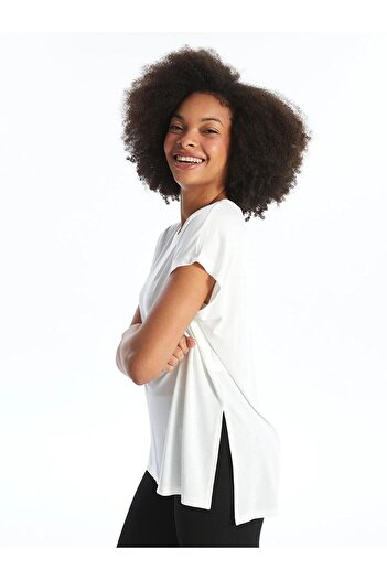 LC Waikiki XSIDE Oversize Women's T-Shirt - Crew Neck, Short Sleeve