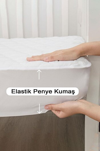 Vionel Home %100 Pamuklu | Kapitone Sıvı Geçirmez Yatak Alezi | Ful Kenar, Tek, Çift Kişilik Yatak Koruyucu Alez