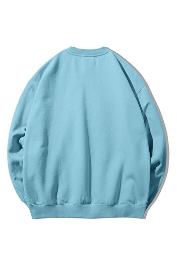 Stadium Φούτερ Unisex Baby Blue Basic απλό με λαιμόκοψη