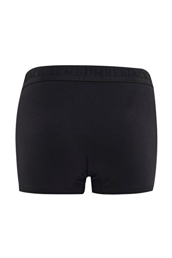 lumberjack MB SATEN 3LU 30NK35 4FX Siyah Erkek Boxer
