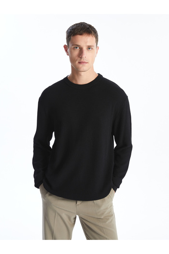 LC Waikiki Men's Knitwear Sweater - Long Sleeve, Crew Neck