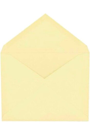 roco paper Cream Tiny Envelope 7x9 Cm 50 Pieces