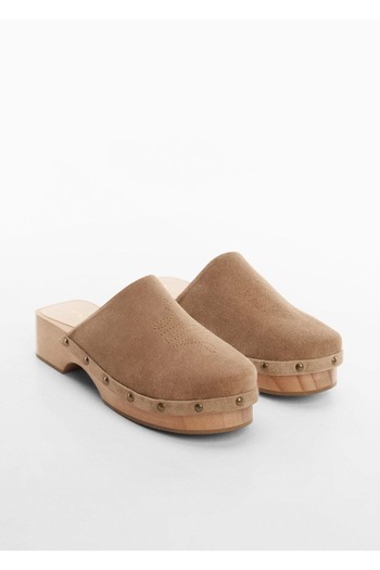 Mango Teen Orange Mules for Kids