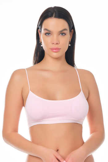 Doce Cravo Women's Thin Strap Padded Sports Bra