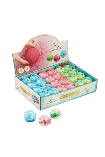 Argan Cure Krom Sehpalı Pedikür Leğeni Beyaz + Pedikür Nem Bombası 24'lü