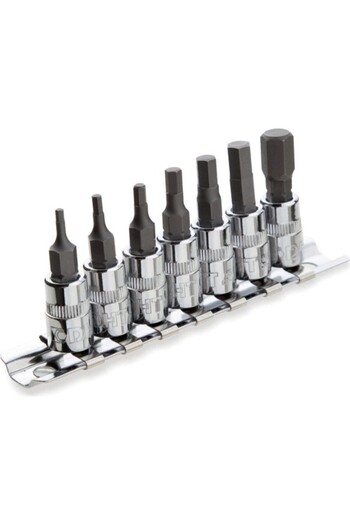 Aslan civata Allen Bits Socket Set 7 Pieces - DHT 1/4 D02065007