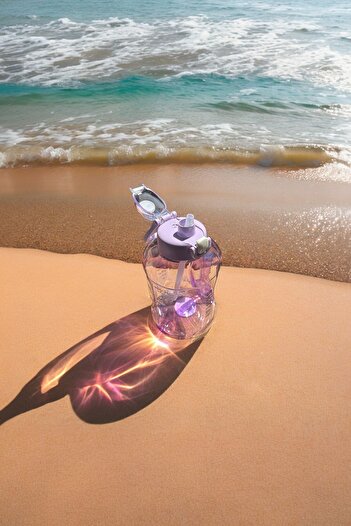YDGR 1.5 L Water Bottle - Easy Portability, Use with Handle, Handle and Straw