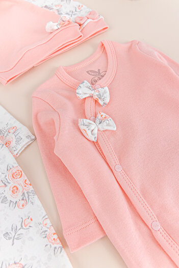 Babymod Baby Girl Double Long Sleeve Jumpsuit Set