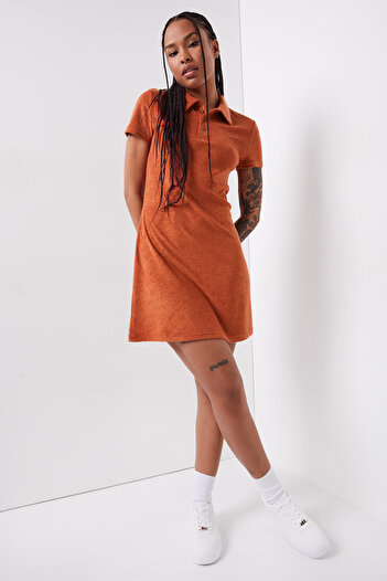 Ardene Mini Terry Polo Dress