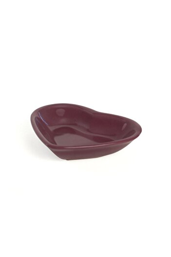 Keramika Mor Kalp Çerezlik / Sosluk 14 Cm 6 Adet 498