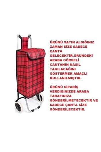 OEM Pazar Arabası Çantası Pazar Çantası Sadece Çanta Araba Değildir!! Karışık Renk