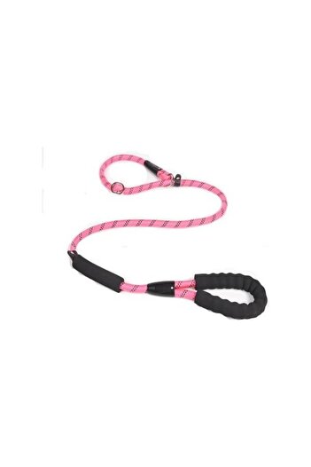 SARFEX Dog Walking Rope Leash Strap Pink Reflective 130 cm Rope for Medium and Large Dogs