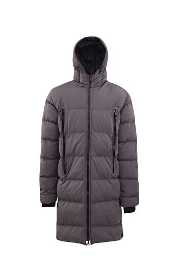 lumberjack M-DESMOND COAT 2PR - Anthracite Men's Long COAT