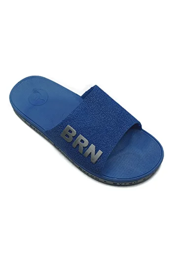 BRN Men's Non-Slip Slippers Balcony-beach-pool Slippers- Daily Slippers Blue