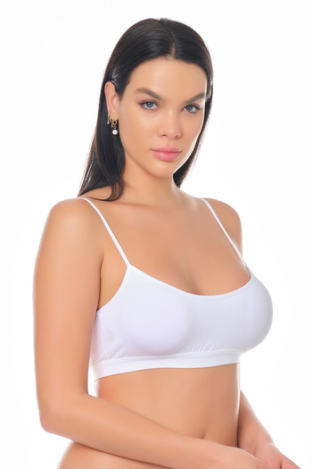 Doce Cravo Women's Thin Strap Padded Sports Bra