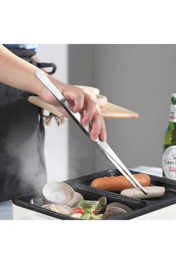 PROFECO 4 Piece Professional Chef Decoration Tweezers Set