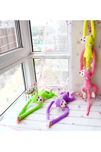 Sole Peluş Maymun, Elleri Yapışabilen Uyku Ve Oyun Arkadaşı -70 Cm