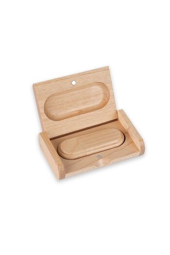 Gülay AVM Wooden USB Memory 32 Gb Capacity Wooden Stylish Boxed Flash Memory GLY-104