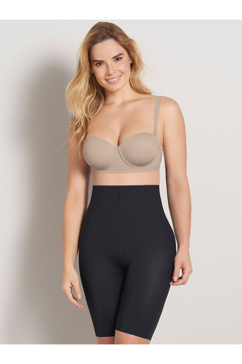 MİSTİRİK Anoky Model Dikişsiz Basen Ve İç Bacak Toparlayıcı Spor Şort Siyah Renk