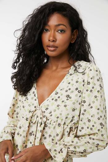 Ardene Daisy Floral Peplum Blouse