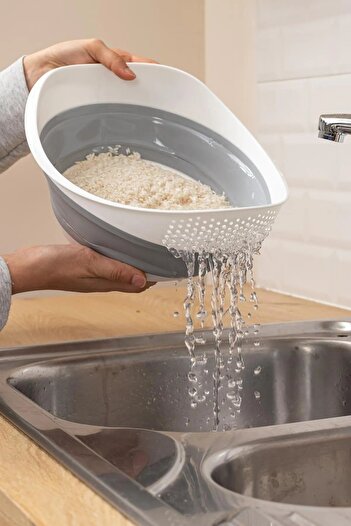 Open Home Concept Accordion Folding Strainer Set of 5 - Folding Dowry Set