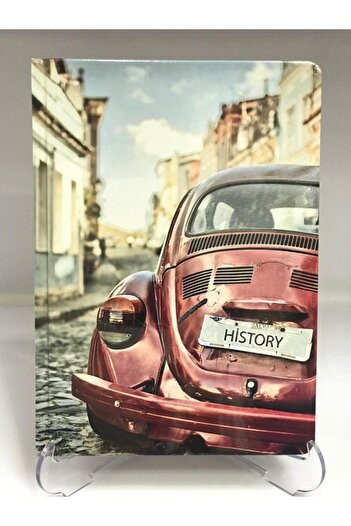 Gülpaş Gazelle 144 Model Leaf Checkered Light Notebook - 15x21 with Bookmark