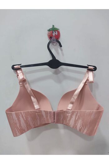 F.K Dried Rose Laser Cut Bra 675 - Without Underwire and Full Support