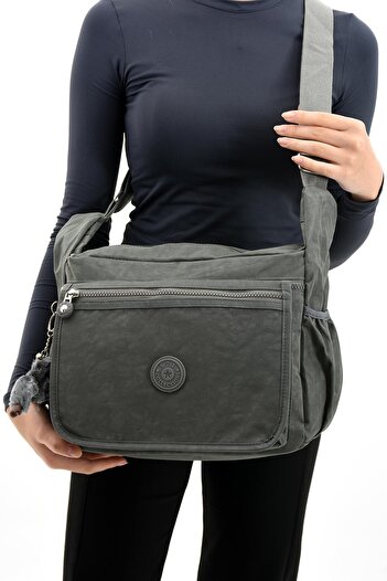 571 Collections Çanta Green Ultra Light Shoulder Bag - Crossbody and Multi-Pocket (Model: 571-6B)