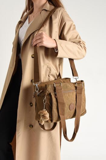 571 Collections Çanta Ultra Light Tan Shoulder Bag - Waterproof, Multi-Pocket (Model: 571-5F)
