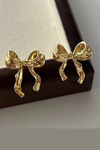 MAZEN Women's Earrings - Bow Model