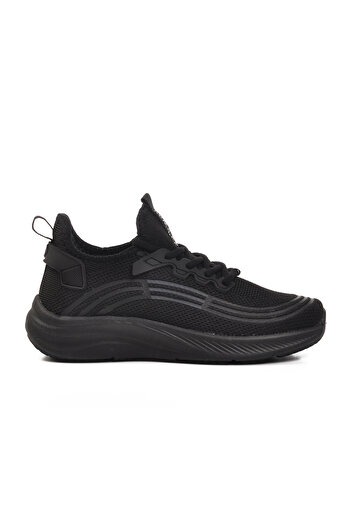 WALKWAY Onega Black-Black Mesh Unisex Sneakers