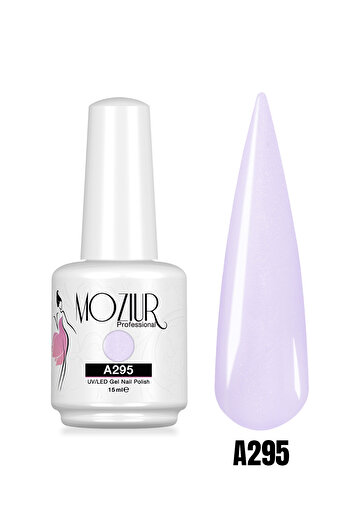 MOZIUR Kalıcı Oje Uv Led A295 (SEDEFLİ LİLA) 15ml
