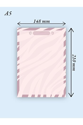 Mirya Notes Zebra Patterned A5 Notepad - Notepad