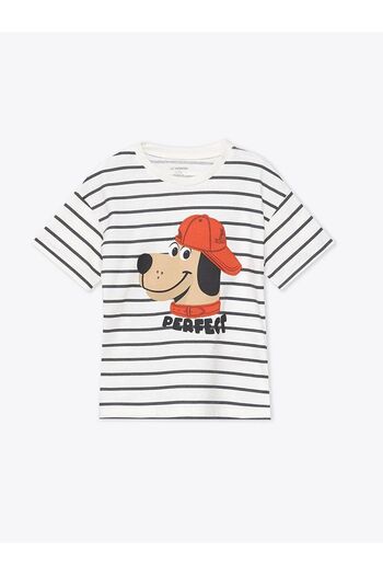 LC Waikiki LCW Crew Neck Printed Baby Boy T-Shirt and Shorts 2 Pieces Set