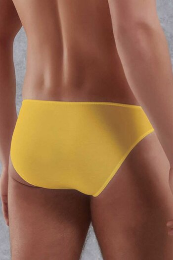 Doreanse Men's Modal Thin Waist Banded Solid Color Slip Briefs 1281