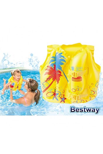 Sole 62008 with Pump- Bestway 32069, Tropical Patterned Life Jacket Age 3-6