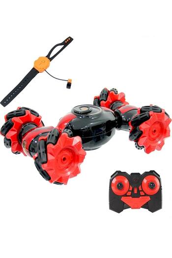 Sole Şarjlı, 360 Derece Dönebilen El'den ve Kumanda Kontrollü, RC Racing 4WD Dönen Dublör Araba-Stunt Car