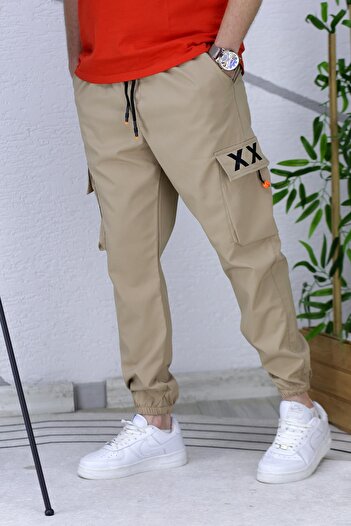 WAFRA Men's Jogger Elastic Leg Cargo Pants Xxx (Narrow Cut)