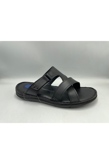 Tigerline Men's Ultra Comfortable Daily Slippers - Genuine Leather Inside and Outside