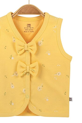 Bibaby Hello Dreams Baby Girl Cotton Snap Vest