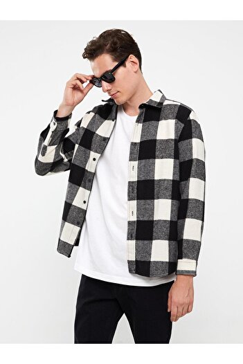LC Waikiki Regular Fit Uzun Kollu Ekose Erkek Oduncu Gömlek