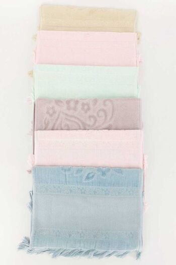 Nurpak Velvet Etamine Hollow Fringed Embroidery 30x50 Size 6 Pieces