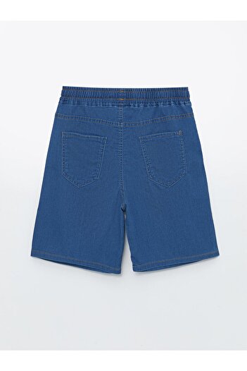 LC Waikiki Comfortable Fit Elastic Waist Boy's Jean Shorts