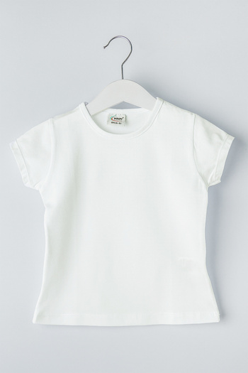 Babymod Short Sleeve Children's Body Solid Color Children's T-Shirt