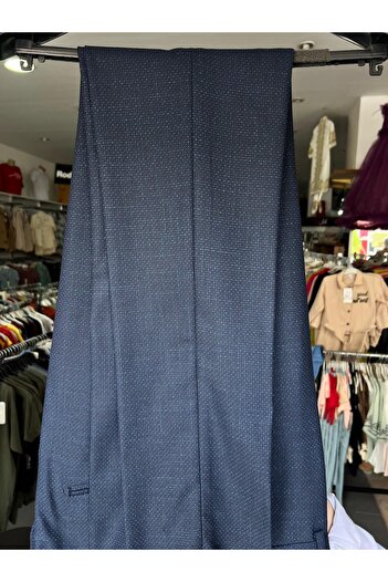 SÜVARİ Blue Puffy Slim Fit Parliament Suit