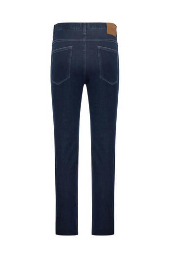 Hiltl 5 Cep İnce İndigo Lacivert Mavi Fit Pamuk Elastan Denim Pantolon