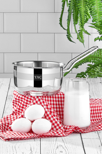 Taç 1 Liter Stainless Steel Milk Bowl Sauce Bowl - 14 Cm